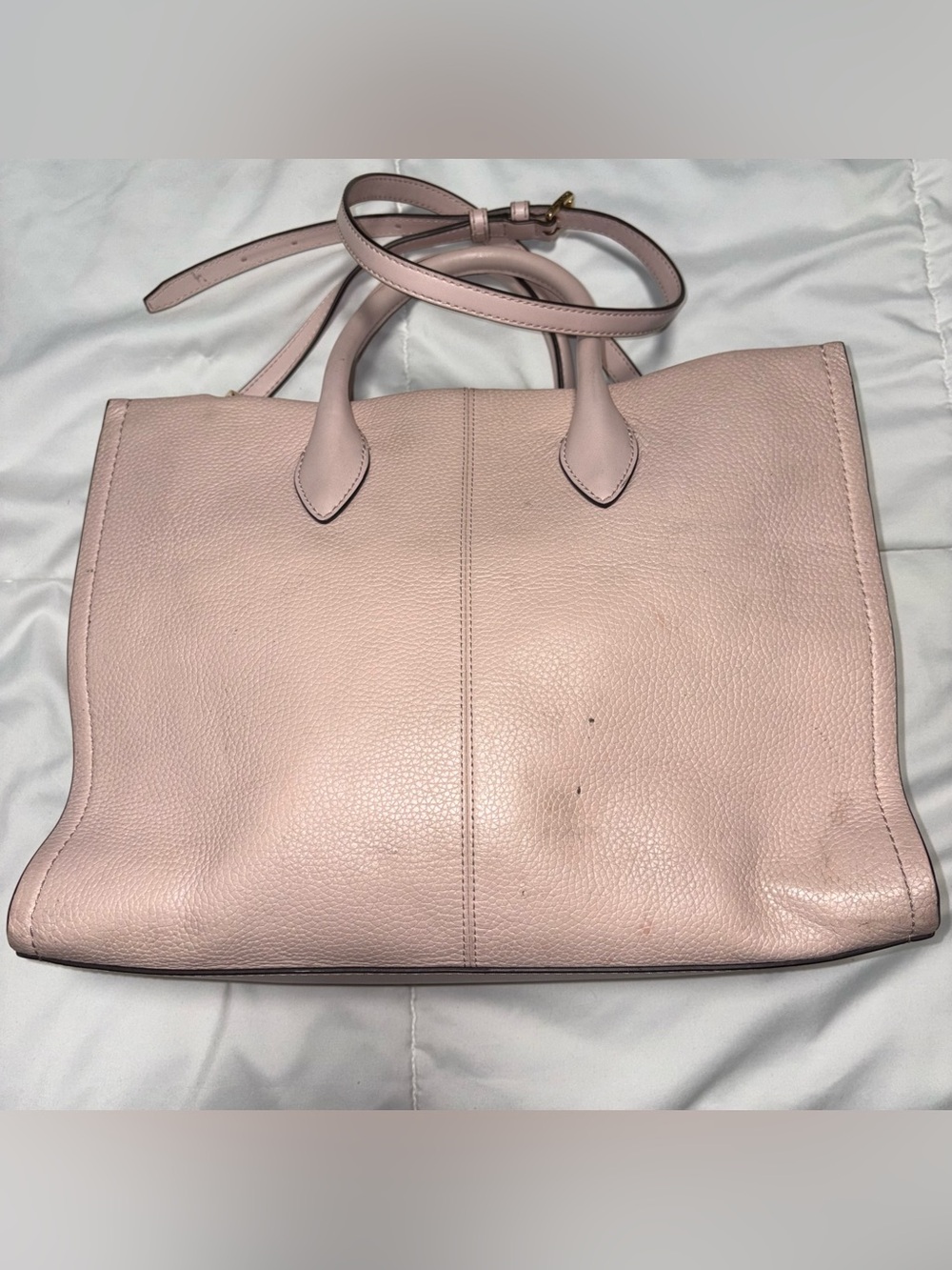 Michael Kors Mirella medium leather tote crossbody and wallet Pink - Picture 7 of 13